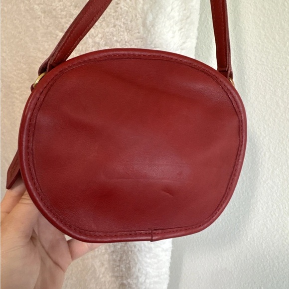 Vintage Coach Chester Canteen Red Crossbody Bag 9982 - Picture 6 of 9